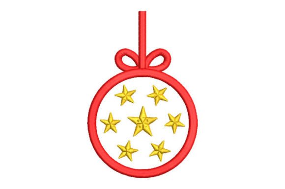 Christmas Ball with Stars