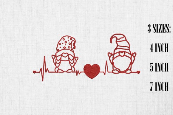 Couple Gnome Heartbeat Valentine’s Day