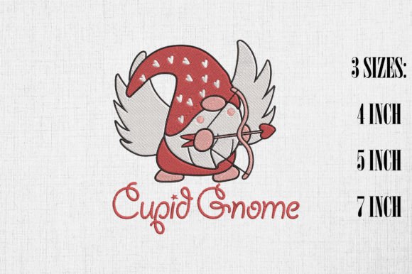 Cupid Gnome Happy Valentine’s Day