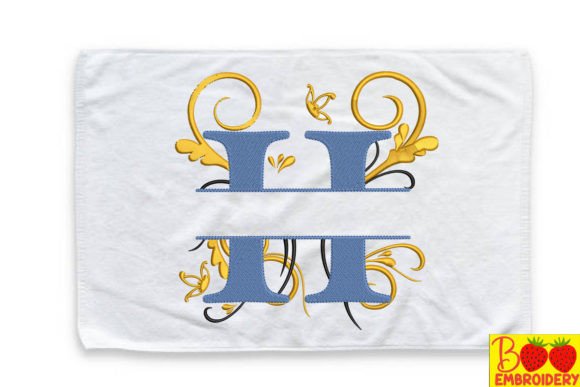 Floral Letter H