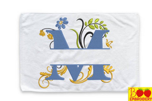 Floral Letter M