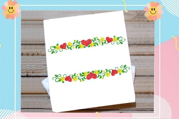 Flower Heart Border