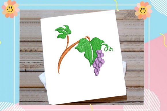 Grape with Leaves