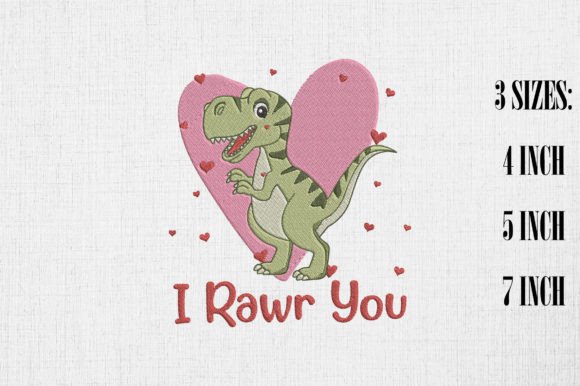 I Rawr You Cute Dinosaur Valentine’s Day