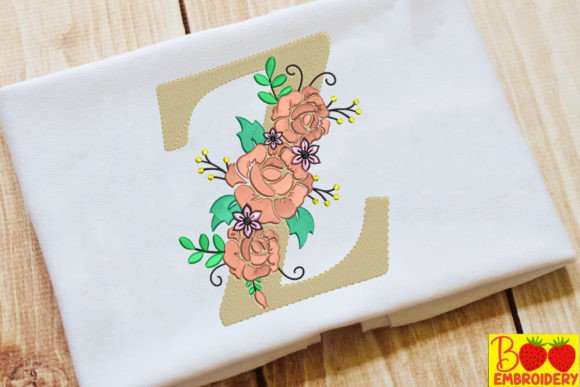 Letter Z and Flower