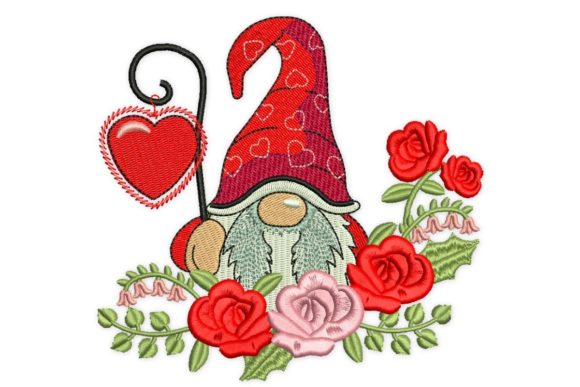 Roses Wreath Gnome