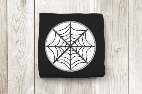 Spiderweb Circle Applique